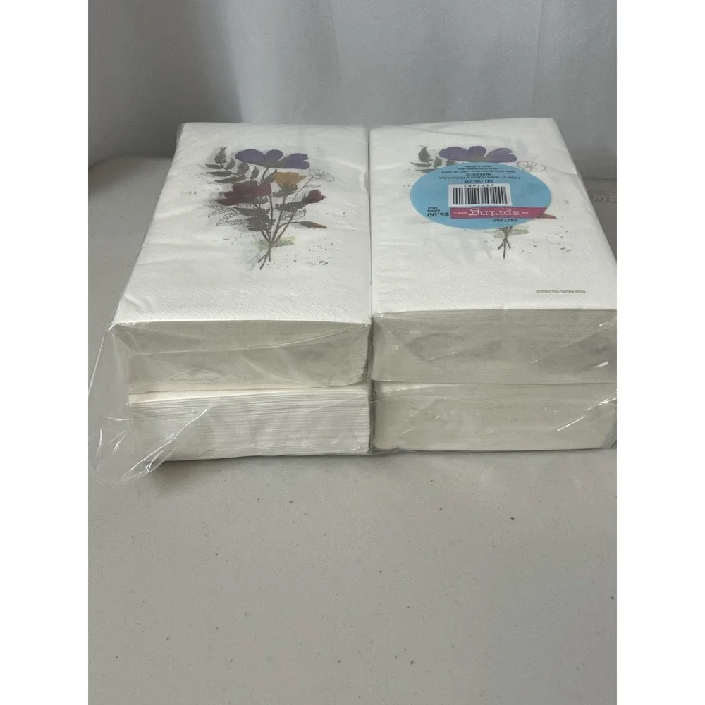 Wildflower Paper Napkins Party Supplies 4x50count Birthday Wedding Shower ‎ (C7)